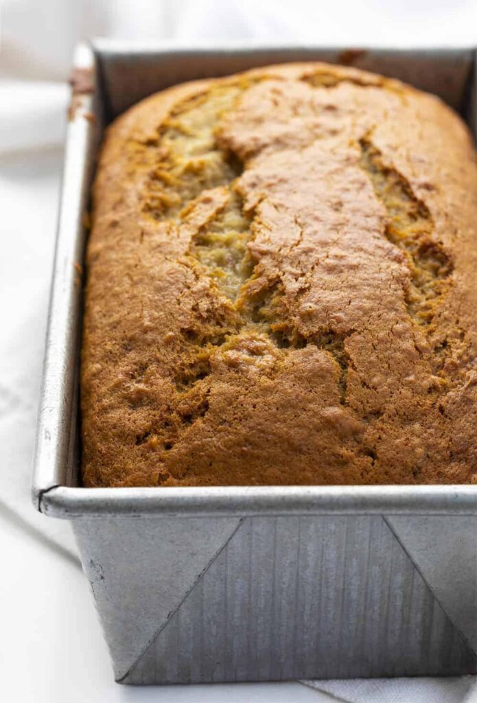 This Banana Bread is loaded with plenty of ripe bananas to give you lots of banana flavor in each bite! Banana Bread Banana Bread Recipe How to Make Banana Bread Best Banana Bread Perfect Banana Bread Double Banana Banana Bread i am baker iambaker baking recipes banana recipes