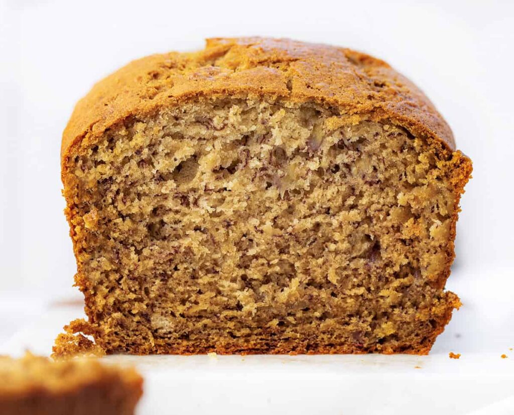 This Banana Bread is loaded with plenty of ripe bananas to give you lots of banana flavor in each bite! Banana Bread Banana Bread Recipe How to Make Banana Bread Best Banana Bread Perfect Banana Bread Double Banana Banana Bread i am baker iambaker baking recipes banana recipes
